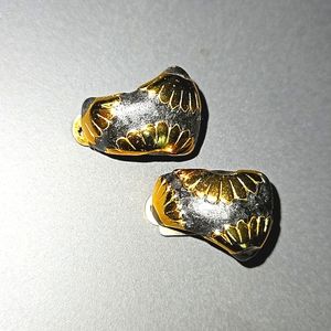 Orena Paris 1970s clip on earrings
